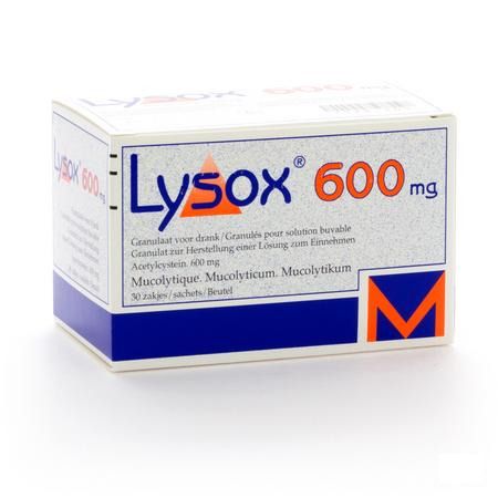 Lysox Gran Zakjes 30x600 mg  -  Menarini
