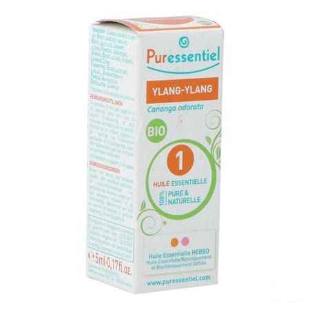 Puressentiel Eo Ylang-ylang Bio Expert Essentiele Olie5 ml  -  Puressentiel