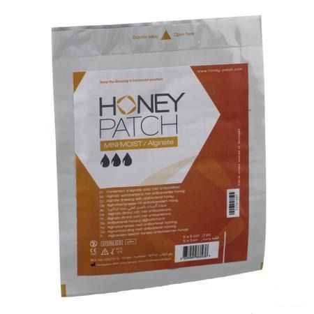Honeypatch Mini-moist/alginate Verband Alg.ster 5x5cm  -  Honey Patch