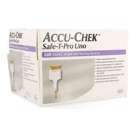 Accu Chek Safe T Pro Plus Uno Steril Jetable 200  -  Roche Diagnostics