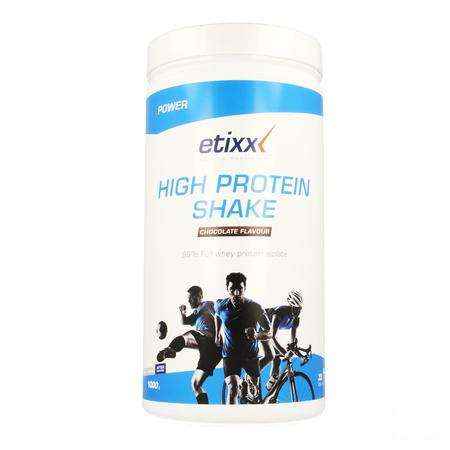 Etixx High Protein Shake Chocolate Poeder 1000 gr 