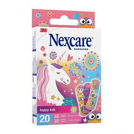 Nexcare Happy Kids Girls 20  -  3M