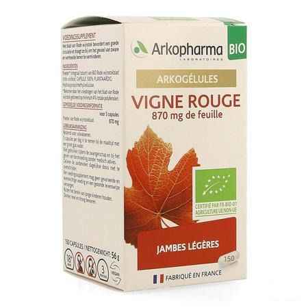 Arkogelules Vigne Rouge Bio Caps 150 Nf  -  Arkopharma