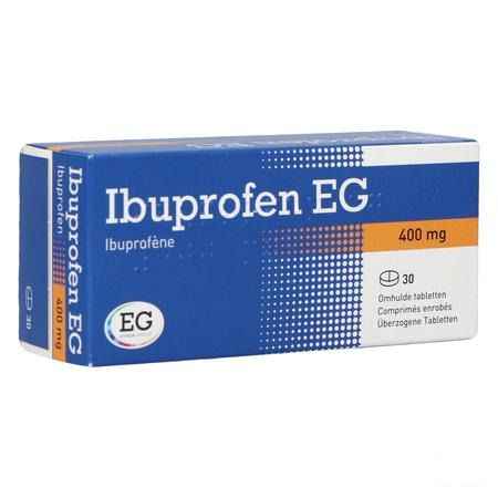 Ibuprofen EG 400 mg Comprimes Pellicules 30 X 400 mg  -  EG
