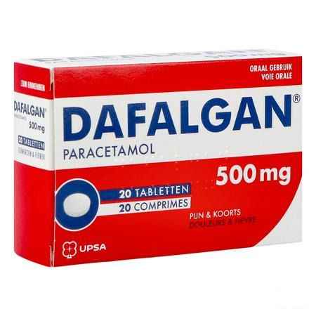 Dafalgan 500 mg Droog Tabletten 20