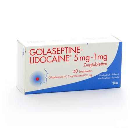Golaseptine Lidocaine Comprimes A Sucer 40