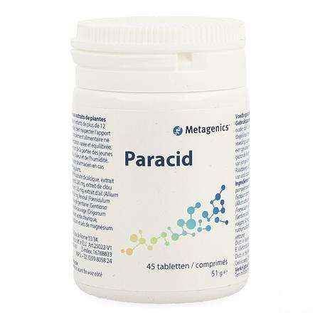 Paracid Capsule 45 25022  -  Metagenics