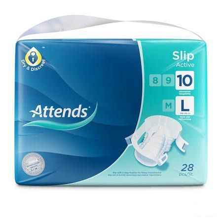 Attends Slip Active 10 Large 1x28