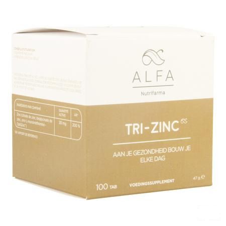 Alfa Tri-zinc 20 mg Tabletten 100  -  Nutrifarma