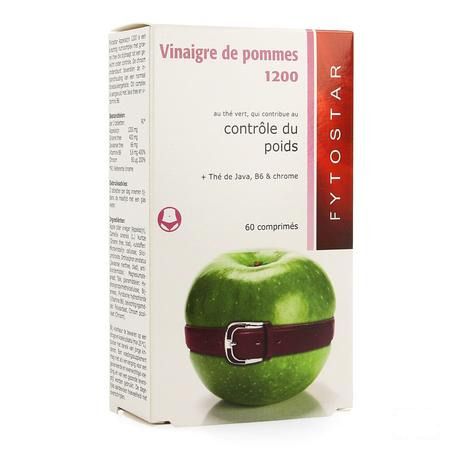 Fytostar Vinaigre Pomme Comprimes 60  -  Ocebio