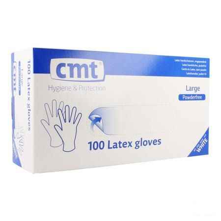 Cmt Handschoenen Latex Wit Lp S 100  -  Infinity Pharma