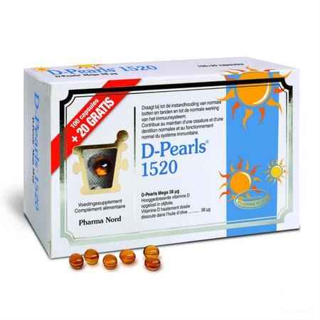 D-pearls 1520 Capsule 100 + 20  -  Pharma Nord