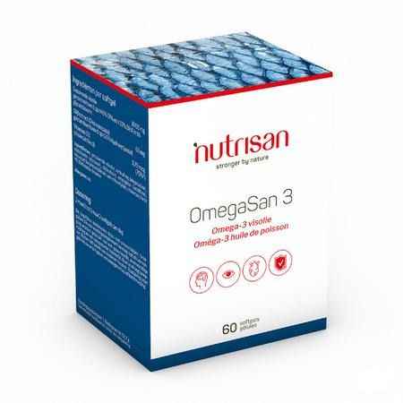 Omegasan 3 60 Softgels   -  Nutrisan