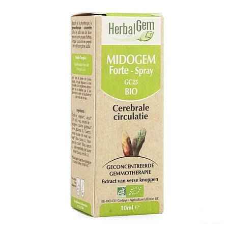 Herbalgem Midogem Forte Cerebr.circul.cplx Spr10 ml  -  Herbalgem