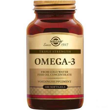 Solgar Omega 3 Triple Strength Softgel 100  -  Solgar Vitamins