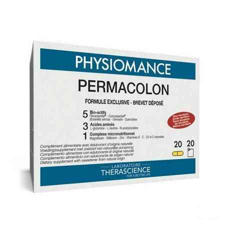 Permacolon z/Prob. Zakjes 20 + Caps 20 Physiomance Phy190B  -  Therascience