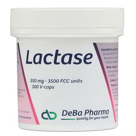 Lactase 350 mg V-Capsule 100  -  Deba Pharma