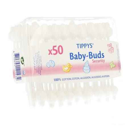 Tippys Baby Tips Wattenstaafjes 50  -  Zeno Phar