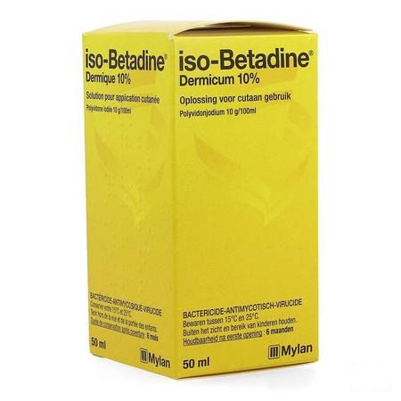 Iso Betadine Dermique 10% Solution Flacon 50 ml