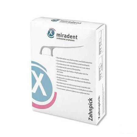 Miradent Cure-dent Avec Fil Dentaire 100 Pcs Emballe Individuellement  -  Eureka Pharma