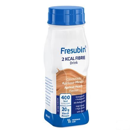 Fresubin 2kcal Fibre Drink Peche-abric.easy4x200 ml  -  Fresenius