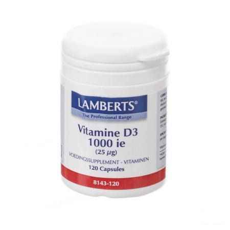Lamberts Vitamine D 1000IE25 µg Comprimes 120  -  Health Benefits 08