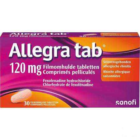 Allegra Tab 120 mg Filmomh Tabl 30X120 mg