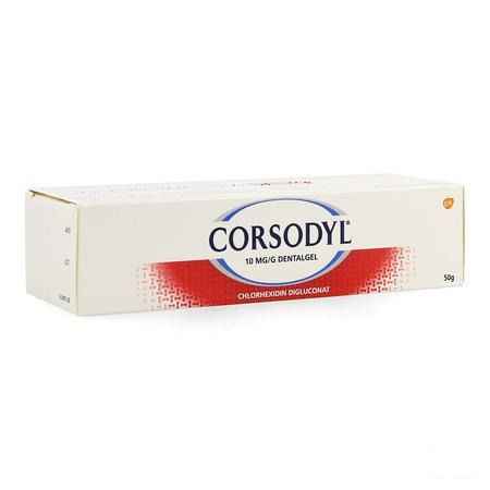 Corsodyl 10 mg/g Gel Dentaire Tube 50 gr