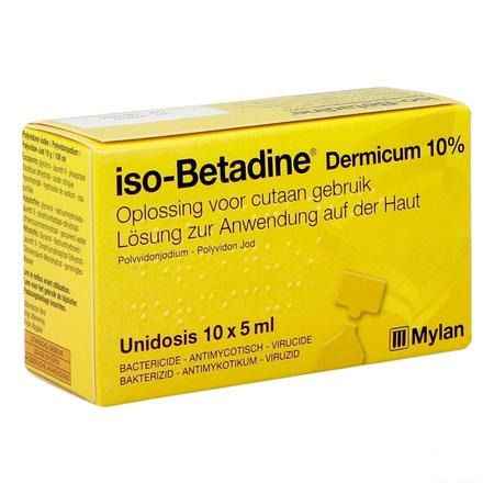 Iso Betadine Derm 10% Unidose Flacon 10x5 ml