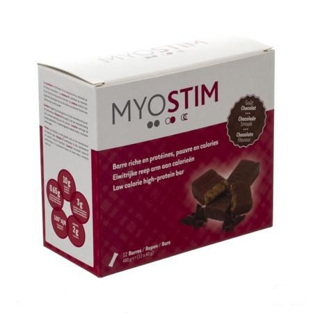 Myostim Barre Proteine Chocolat Au Lait 12  -  Procell