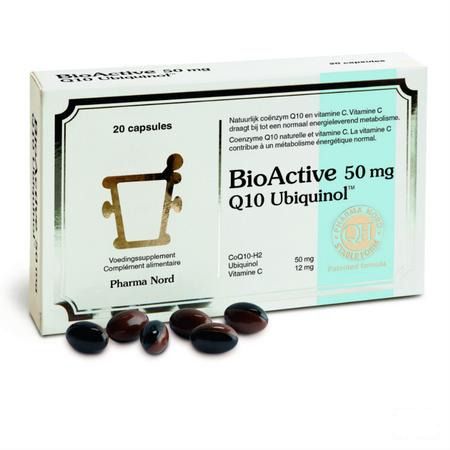 Bioactive Q10 50 mg 20 Capsule  -  Pharma Nord