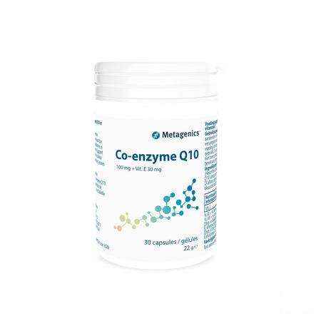 Coenzyme Q10 100 mg + vtt E Capsule 30 6492  -  Metagenics
