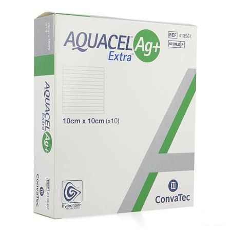 Aquacel Ag+ Extra 10 X 10Cm 10 413567