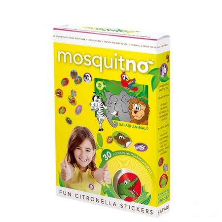 Mosquitno Spotz 6 Citronella Stickers Safari 5  -  Diacosmo