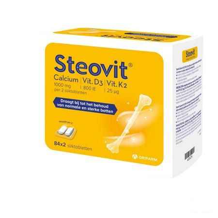 Steovit Calcium/Vitd3/Vit K2 1000Mg/880Iu Comp 2X84