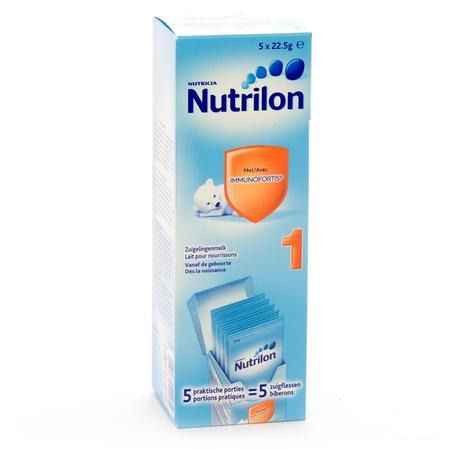 Nutrilon 1 Lait Nourrissons Poudre Trialpack 5x22,5 gr  -  Nutricia