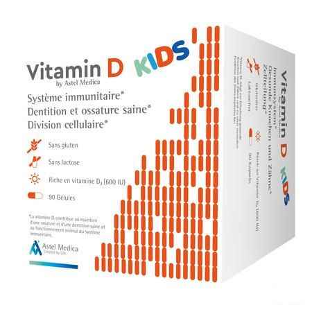 Astel Vitamin D Kids Caps 90
