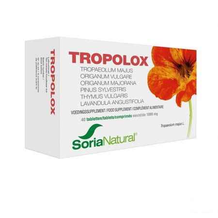 Soria Tropolox 40 Comprimes  -  Soria Bel