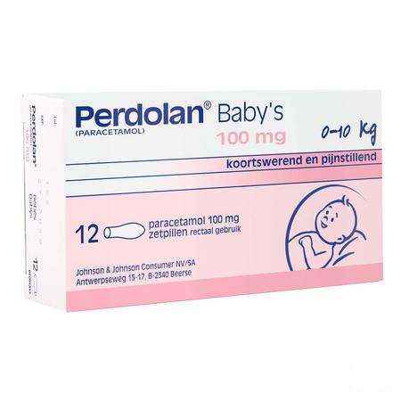 Perdolan Suppo Baby 12x100 mg
