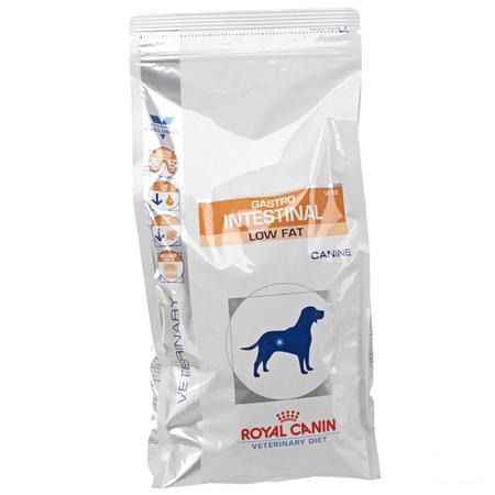 Vdiet Gastro Intestinal Low Fat Canine 1,5kg  -  Royal Canin