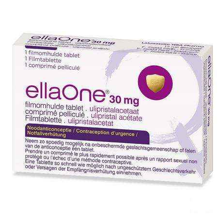 Ellaone 30 mg Filmomhulde Tabletten 1 X 30 mg