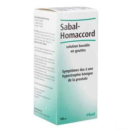 Sabal-homaccord Druppels 100 ml  -  Heel