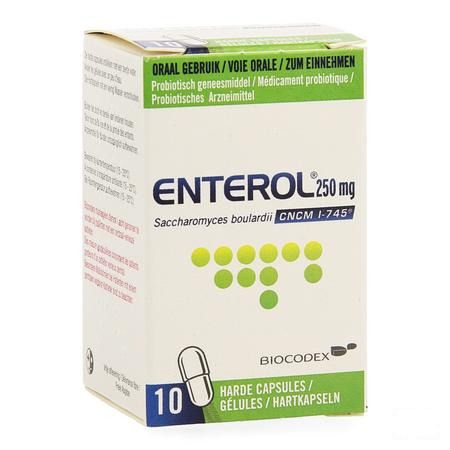 Enterol 250 mg Capsule Harde Dur 10 X 250 mg