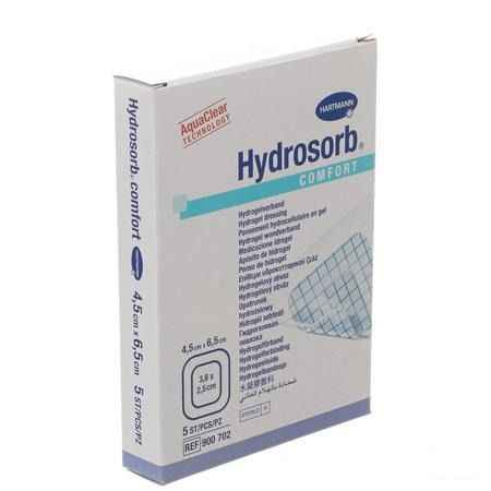 Hydrosorb Comf Transp Ster 4,5x 6,5cm 5 9007021  -  Hartmann