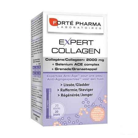 Expert Collagen Poeder Sticks 20  -  Forte Pharma