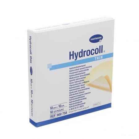 Hydrocoll Thin 10x10cm 10 9007582  -  Hartmann