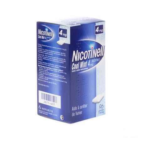 Nicotinell Cool Mint 4 mg Kauwgom 96