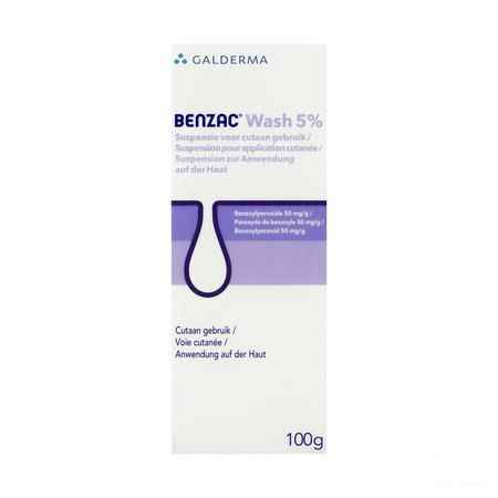 Benzac Wash Suspensie 5 % 100 gr  -  Galderma Belgilux