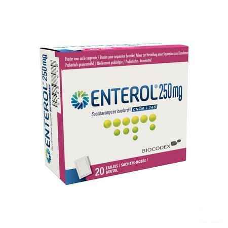 Enterol 250 mg Pulv Zakjes 20