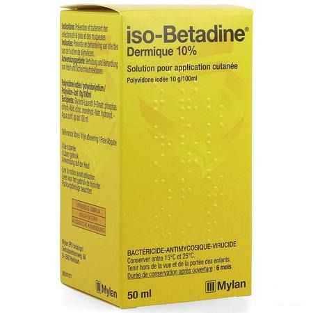 Iso Betadine Dermicum 10% Oplossing Flacon 50 ml